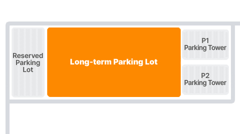 제2 여객터미널 장기주차장 