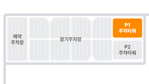 제2 여객터미널 주차타워 P1
