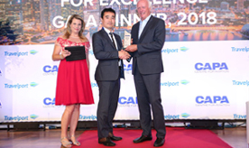 2018년 11월 CAPA 올해의 아시아 대형공항상 수상